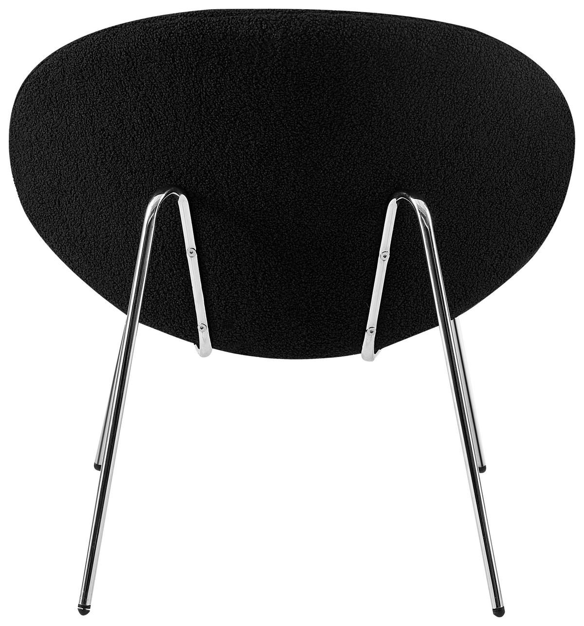 Szék Szett Jaden 125 - fekete/ezüstszínű, Modern, textil/fém (73,5/74/75cm) - Kayoom