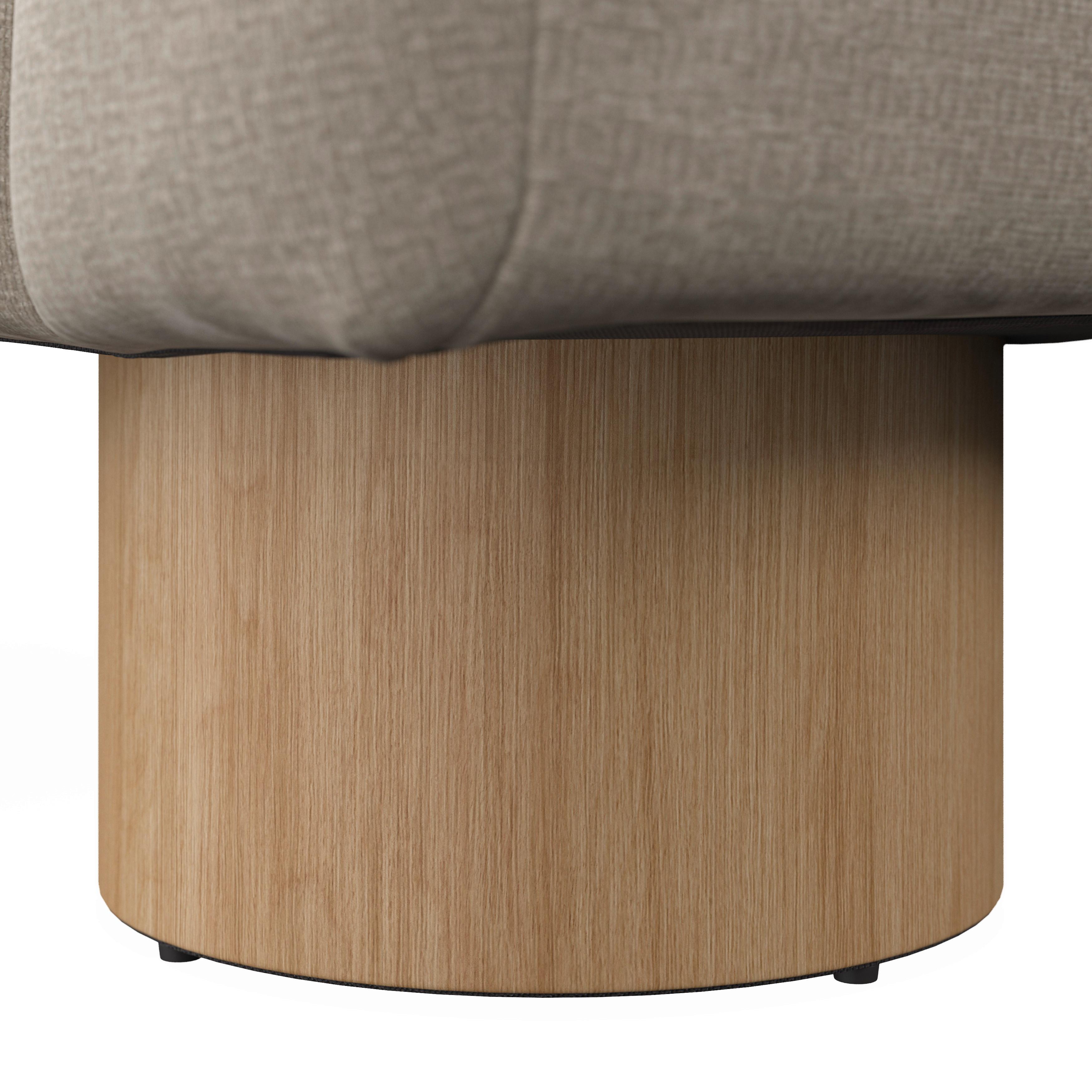 SITTBÄNK ALINA - ljusbrun/naturfärgad, Modern, trämaterial/trä (140/45/45cm) - Bessagi Home