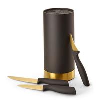 Késtartó Blokk Ew-Mb-0371 - fekete/aranyszínű, Basics, műanyag (11/22cm) - Echtwerk
