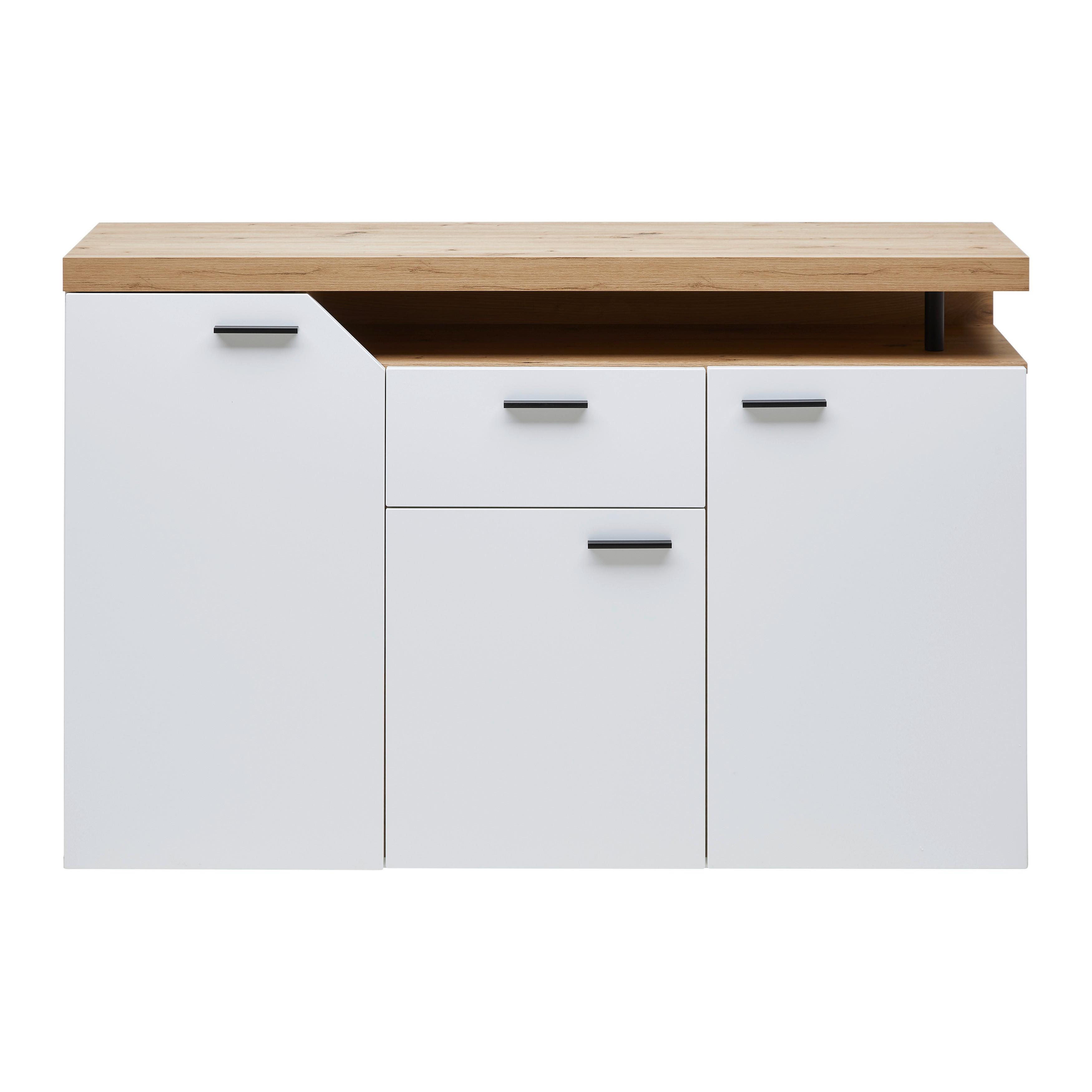 BYRÅ NICO -EXKLUSIV- - Modern, trämaterial/plast (138/91/40cm) - Mömax