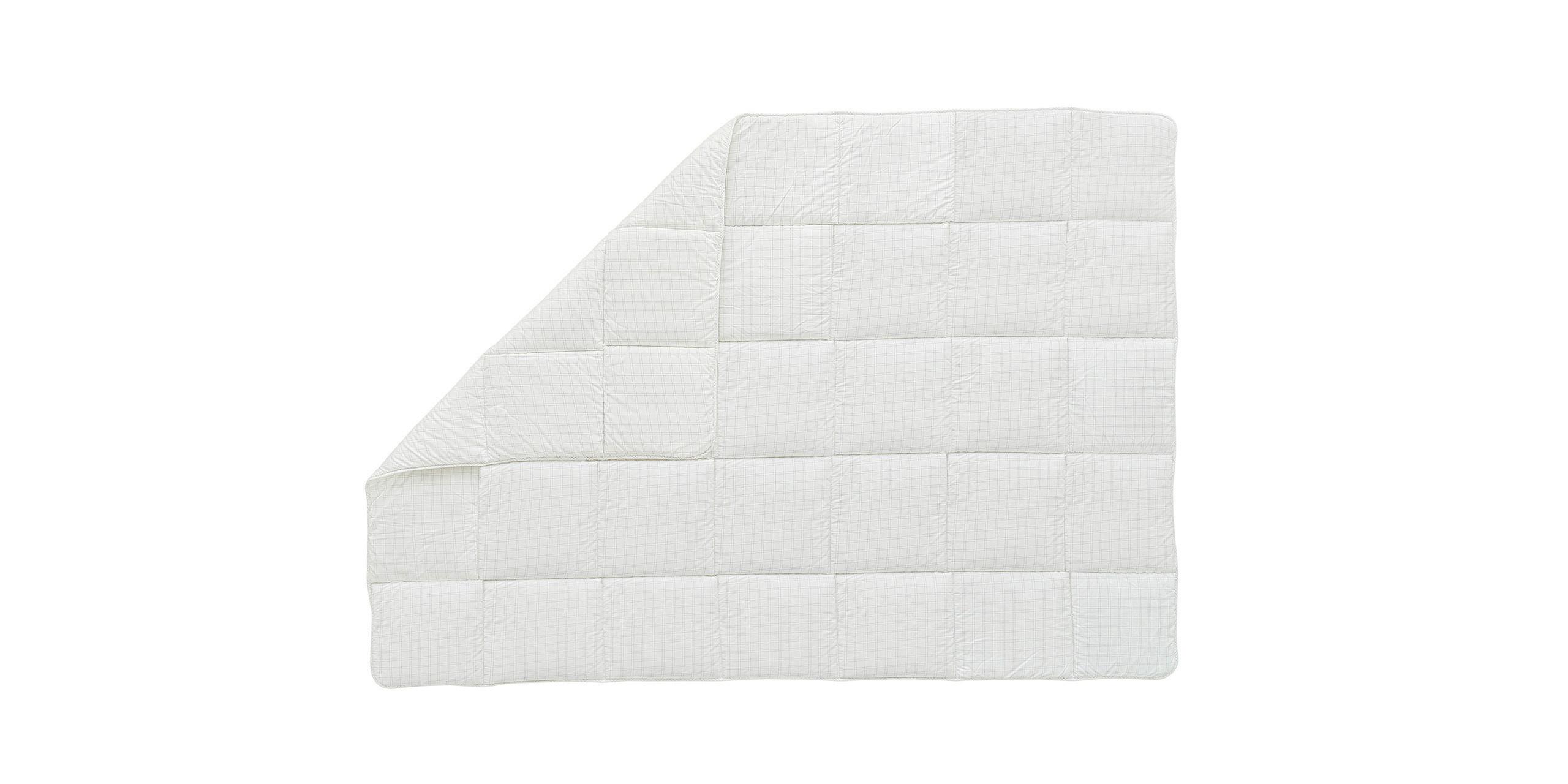 Bettdecke Anti Stresse ca. 155x220 cm Baumwolle - Weiß, Basics, Textil (155/220/3cm) - Yatas