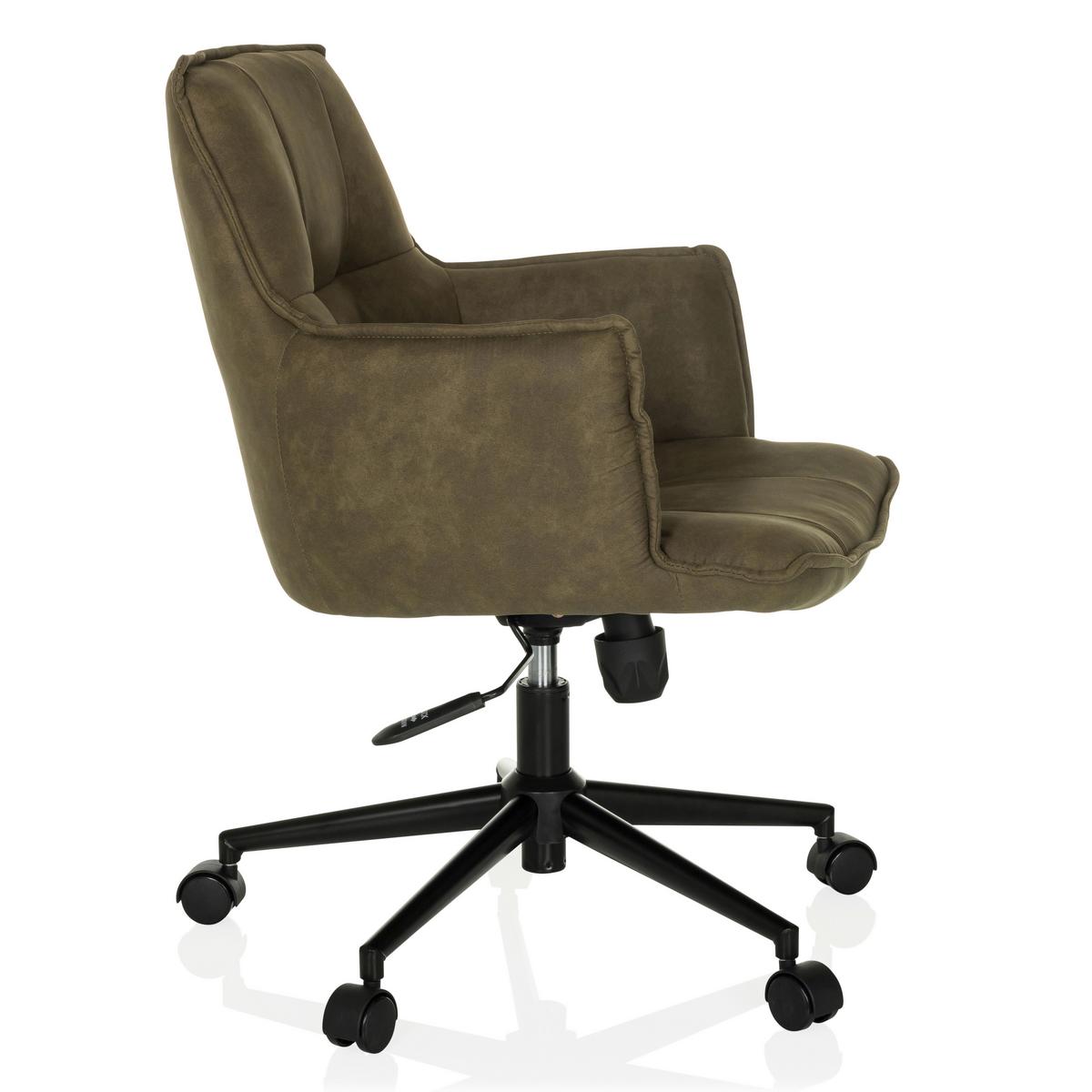 Vrtljivi Stol Solao Life, Zelena - črna/zelena, Moderno, kovina/umetna masa (54/85/70cm) - MID.YOU