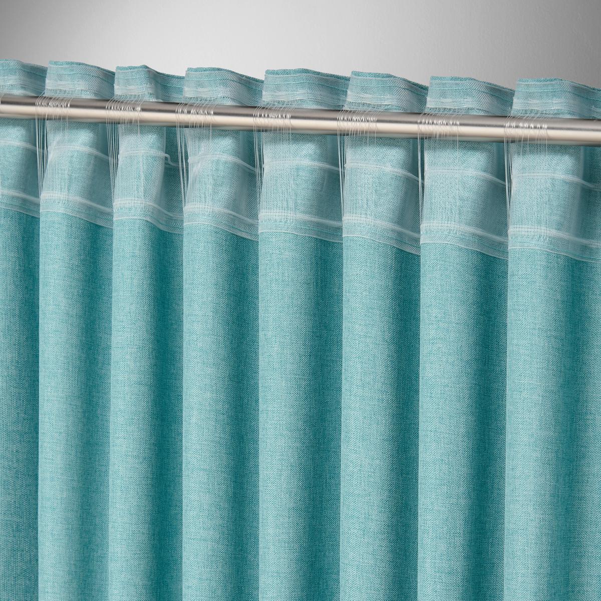 Fertigvorhang Ulrich In Hellblau Ca. 135x245cm - Hellblau, Textil (135/245cm) - Modern Living