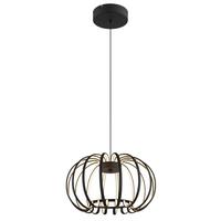 Led Svjetiljka Viseća 15946b Ribbon - bijela/crna, Design, metal/plastika (40/120cm) - Globo