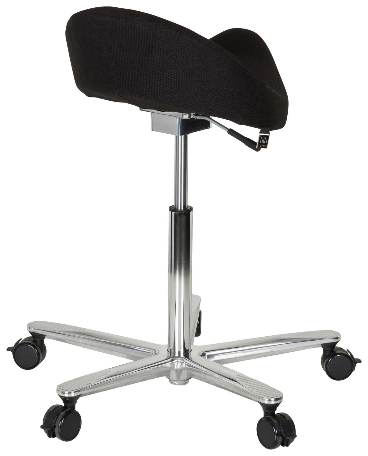 Pisarniški Stolček Move-tec 3d Pro I, Črna - črna/barve aluminija, Moderno, kovina/umetna masa (83/45/50cm) - MID.YOU