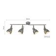 Reflektor Ulf - siva, Moderno, kovina (83/21cm) - Premium Living Reflektor Ulf - siva, Moderno, kovina (83/21cm) - Premium Living