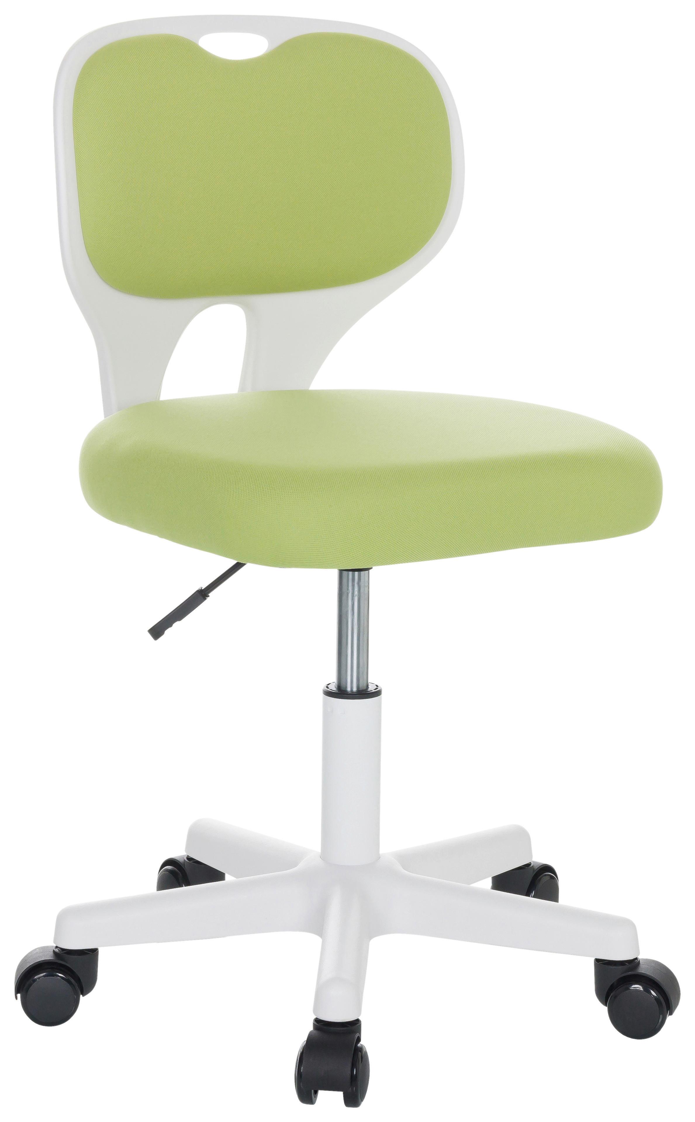 Otroški Vrtljivi Stol Kiddy Top W, Zelena - zelena/bela, Basics, umetna masa/tekstil (52/73/52cm) - MID.YOU