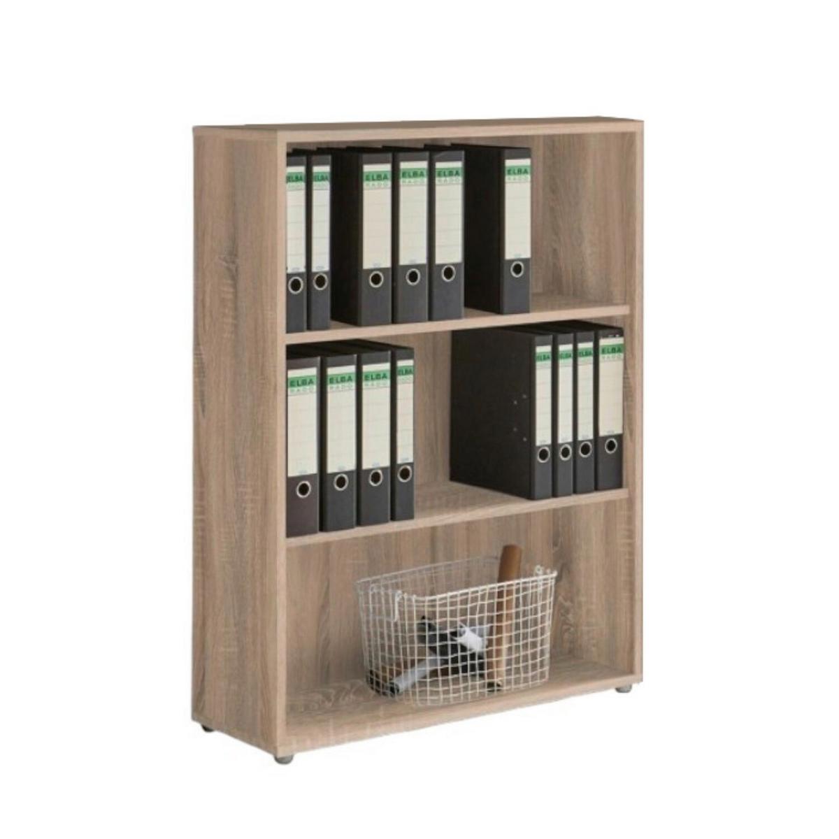 AKTENSCHRANK OFFICE EDITION-SW SET 1 NIEDR. - Anthrazit/Sonoma Eiche, MODERN, Holzwerkstoff (168,8/113,6/33cm) - MID.YOU