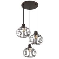 LAMPA WISZĄCA 33379311  MATEO - kolor rdzawy/czarny, Konventionell, tworzywo sztuczne/metal (50/120cm) - Globo