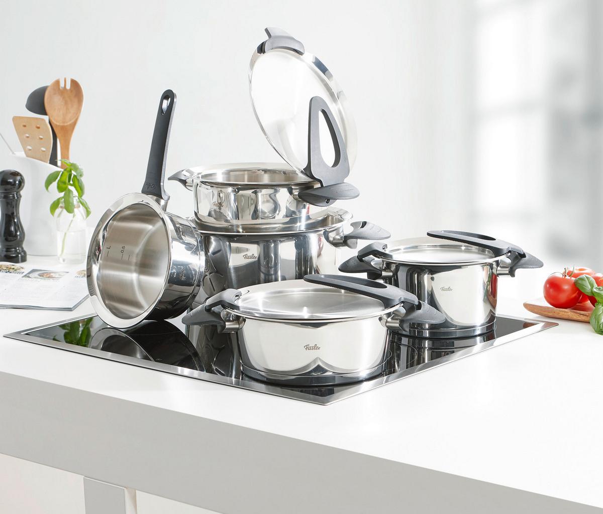 ZESTAW GARNKÓW 1611805000 FISSLER - kolor srebrny, Basics, metal - Fissler