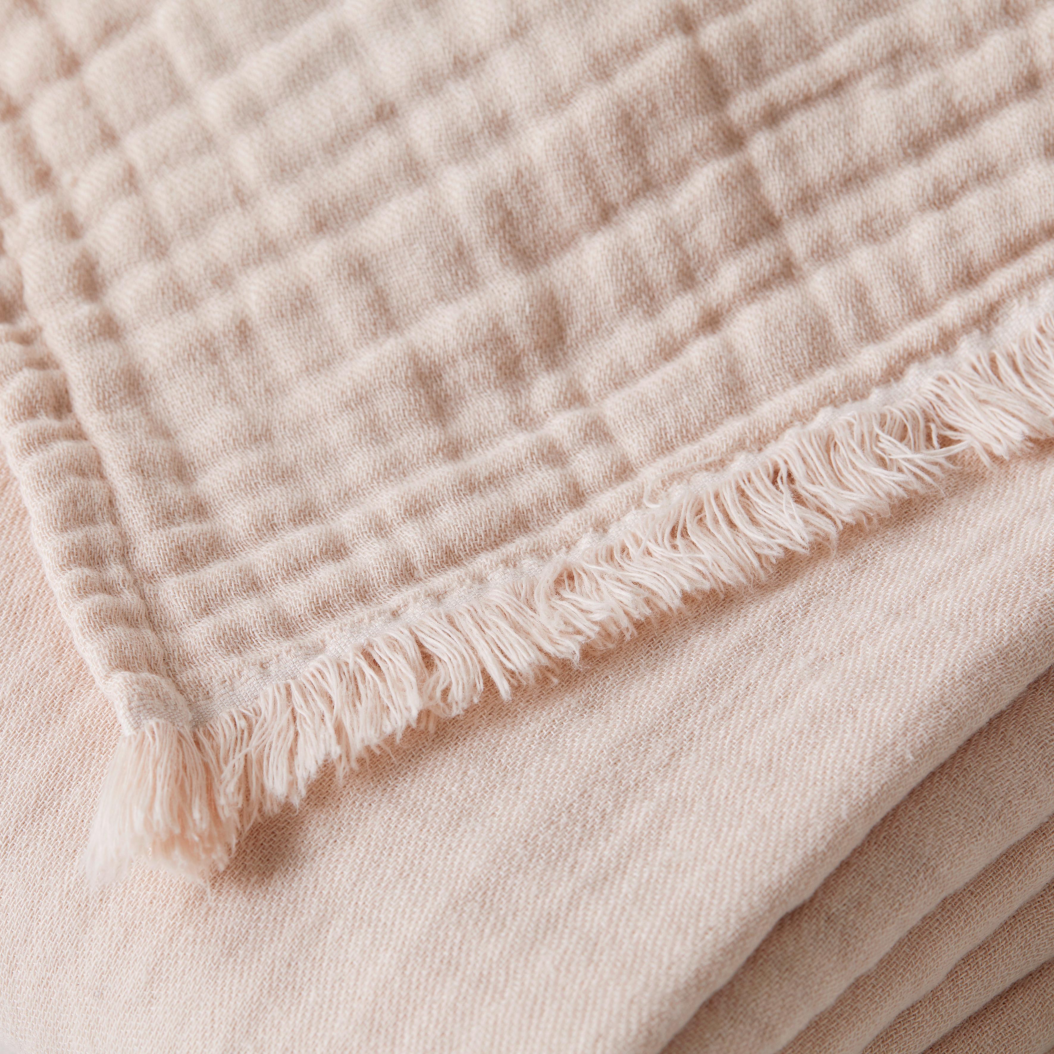 Ágytakaró Mirsa - Rózsaszín, modern, Textil (150/210cm) - Premium Living
