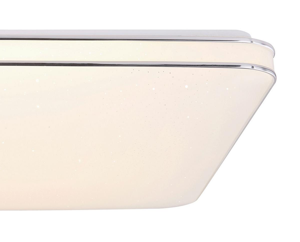LAMPA SUFITOWA LED LASSY -TUYA - biały, Modern, tworzywo sztuczne/metal (49,5/49,5/8cm)