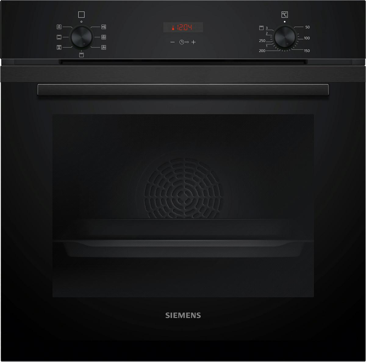 Backofenset EQ31I6BMAT Schwarz - Schwarz, Trend, Glas/Metall (60cm) - Siemens