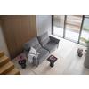 2-SITS SOFFA CAPE TOWN - mörkgrå/svart, Modern, metall/trä (200/98/93cm) - Mömax