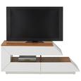 TV-Element in Weiß Hochglanz - Braun/Weiß, MODERN, Holzwerkstoff (120/47/42cm) - Mömax modern living TV-Element in Weiß Hochglanz - Braun/Weiß, MODERN, Holzwerkstoff (120/47/42cm) - Mömax modern living