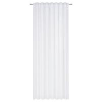 Kombivorhang Leo in Transparent, 2 Stk. - Weiss, Konventionell, Textil (140/255cm) - Premium Living