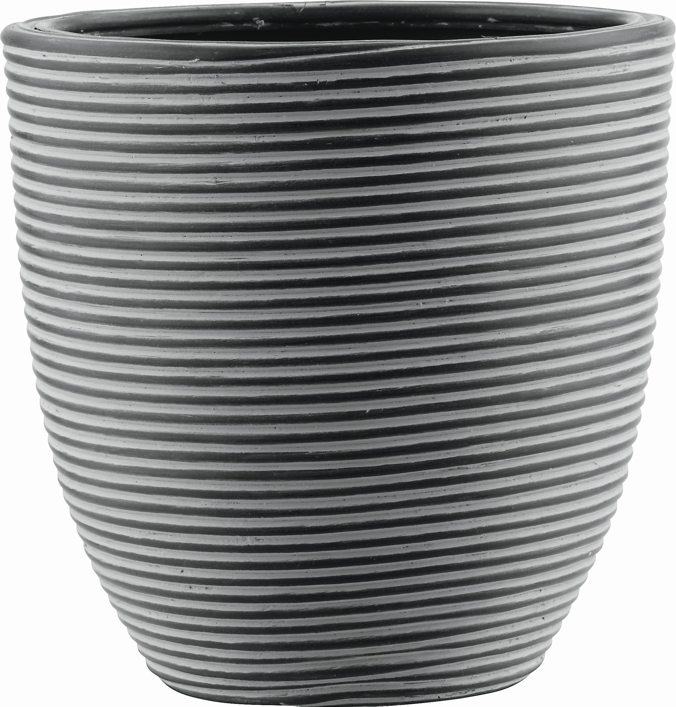 Übertopf Marlene Schwarz - Schwarz, LIFESTYLE, Kunststoff (21/21cm) - Mömax