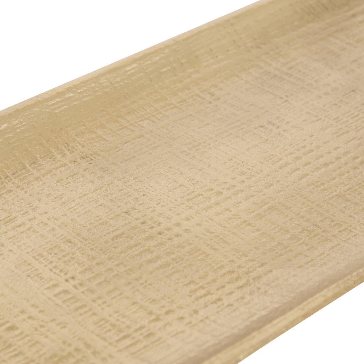 Tavă decorativă Golden cca. 45x16 cm - auriu, Basics, metal (45/16,5/4cm)