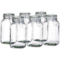 Einmachglas-Set Gothika aus Glas, 6-teilig - Transparent, Basics, Glas (2500ml) - Mäser