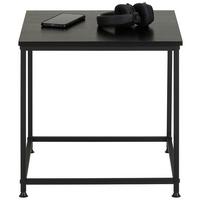 Beistelltisch aus Metall in Schwarz - Schwarz, MODERN, Holzwerkstoff/Metall (45/45/45cm) - Mömax