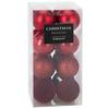 Christbaumkugel-Set Romy Rot 16-teilig - Rot, KONVENTIONELL, Kunststoff (5cm) - Mömax