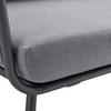 LOUNGESET CAMILLA - grå, Modern, metall/glas (252/65/68cm) - Bessagi Garden