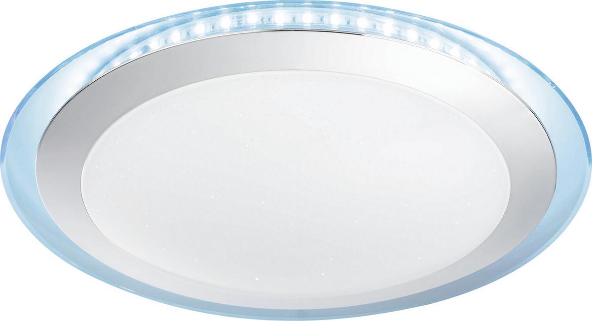 LED-Deckenleuchte Uko ca. 24 Watt - Klar/Weiss, Konventionell, Kunststoff/Metall (53/8,5cm) - Modern Living