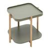 SOFFBORD STRUT - grön/naturfärgad, Modern, trämaterial/trä (50/50/55cm) - Mömax
