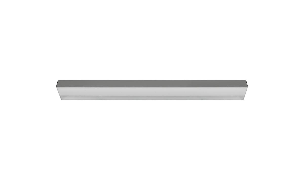 LED-Wandleuchte Rocco in Weiß/Aluminium max. 13 Watt - Chromfarben/Weiß, Basics, Kunststoff/Metall (3,6/90/8cm) - Trio Leuchten
