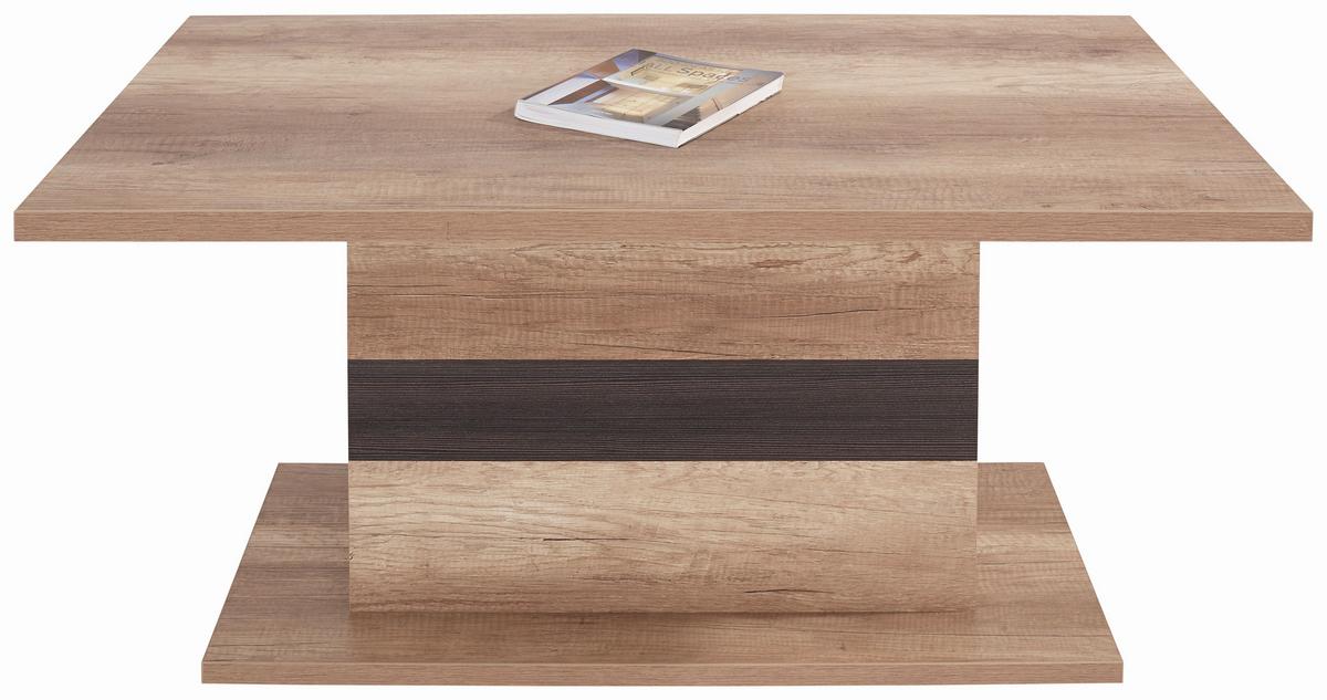 Klubska Miza Mali, Barva Hrasta - barve hrasta/temno rjava, Moderno, leseni material (110/49/67cm) - Mömax