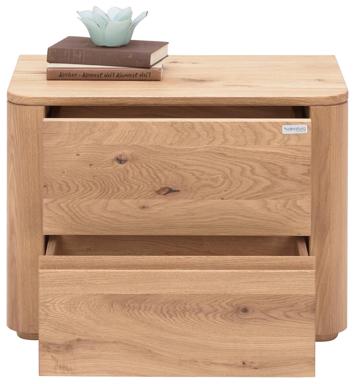 SZAFKA NOCNA SILENE - kolor dębowy, Konventionell, drewno (60/45/38cm) - Valnatura