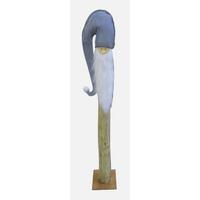 SKRZAT J19848LF - kolor naturalny/biały, Trend, drewno/tkanina (24/136/20cm) - X-Mas
