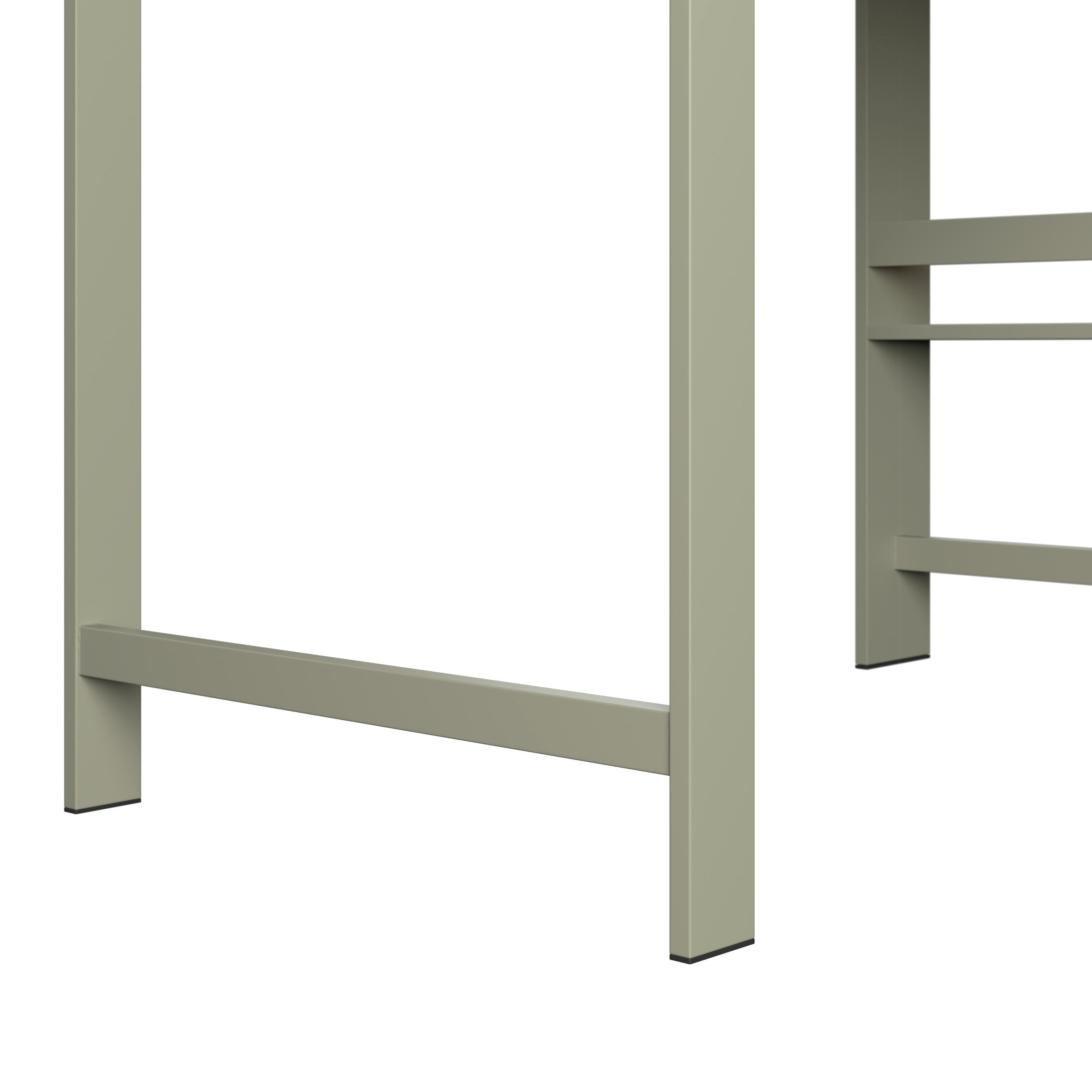 UTEMÖBLER SET NELLI 2 - beige/grön, Modern, metall/textil (80/157/209cm)