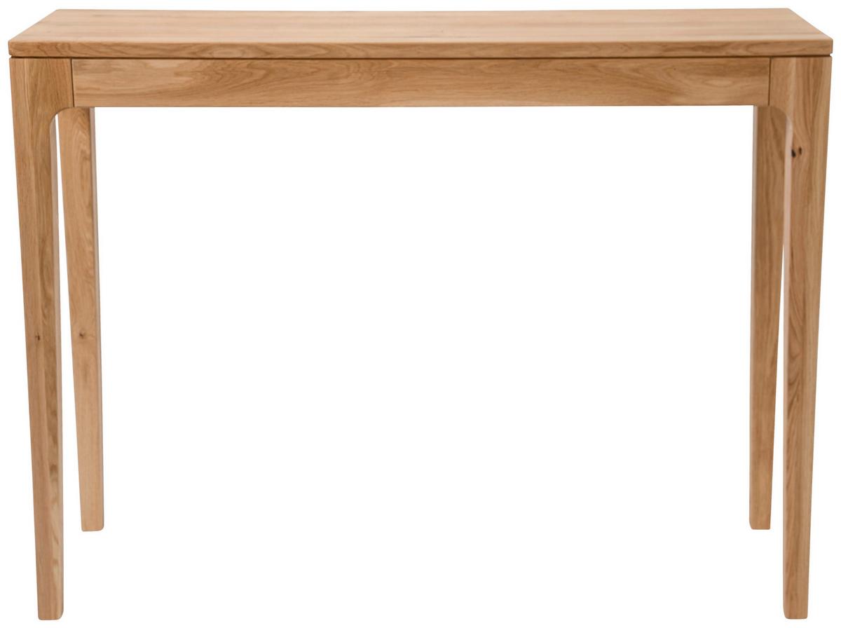 STÓŁ KONSOLA KONA - dąb dziki, Basics, drewno (100/30/80cm)