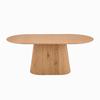 MATBORD LENNO - askfärgad, Modern, trämaterial/trä (200/100/76cm) - Bessagi Home