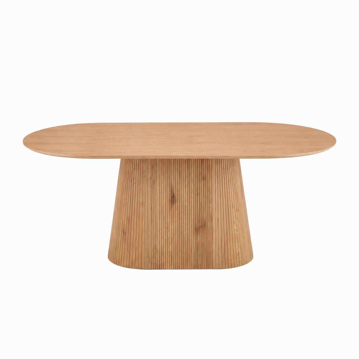 Esstisch Lenno Eschefarben MDF ca. 200x100 cm - Eschefarben, MODERN, Holz/Holzwerkstoff (200/76/100cm) - Bessagi Home