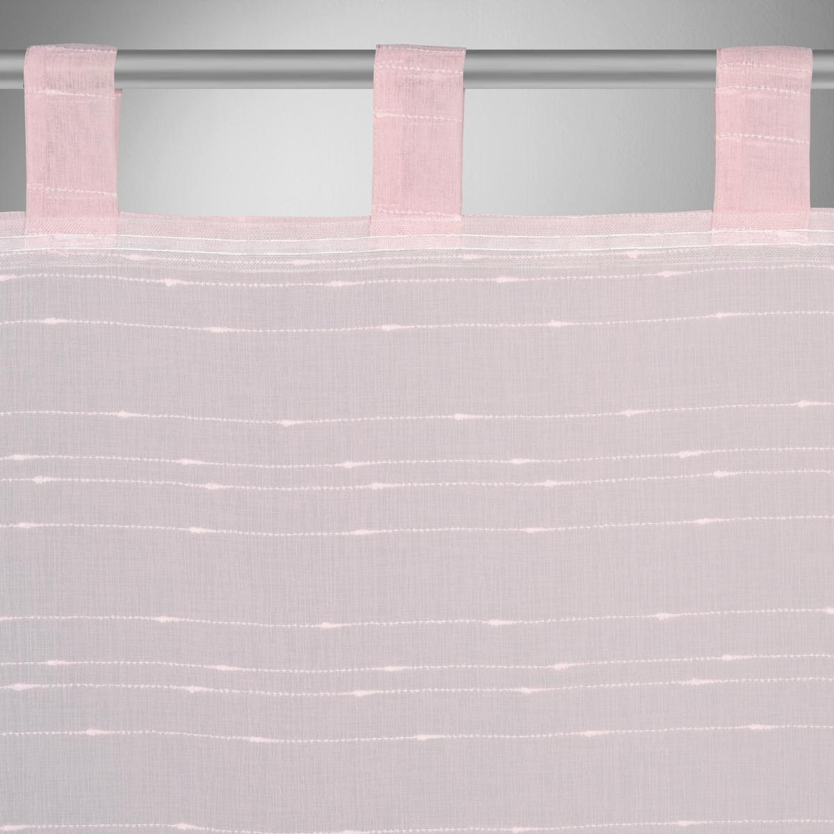 Füles Függöny Ida - rózsaszín, Konventionell, textil (135/245cm) - Based