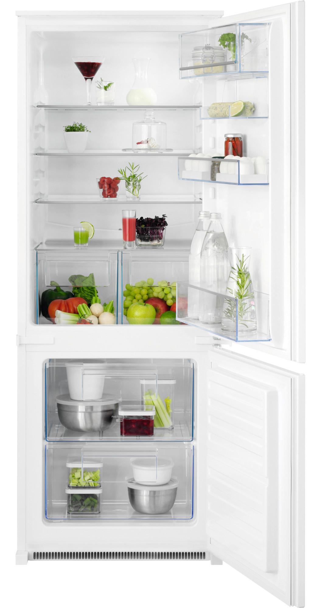 Kühl-Gefrier-Kombination NSC5S141ES - Weiß, MODERN, Metall (54,9/144,1/54,9cm) - AEG