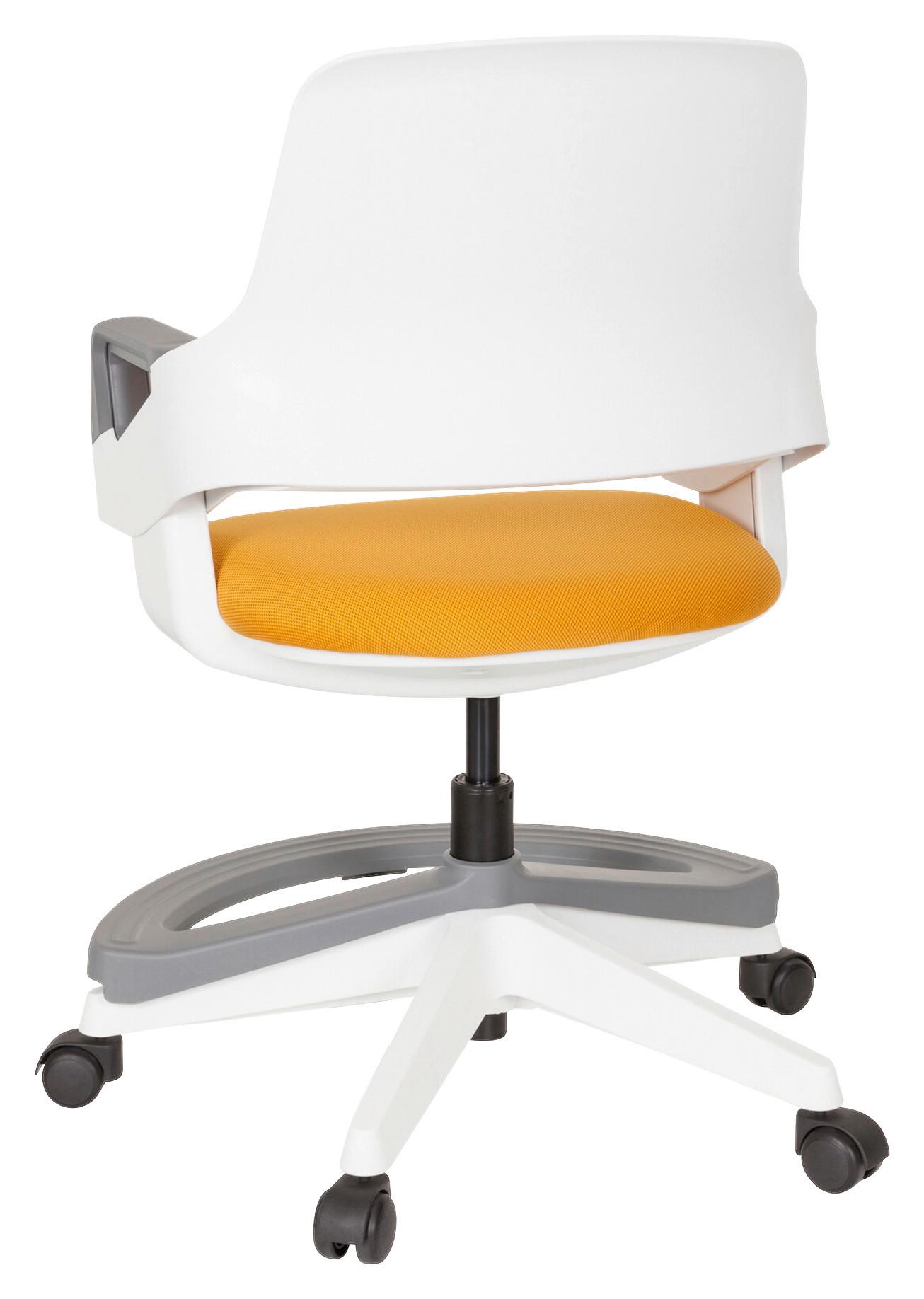 Otroški Vrtljivi Stol Kid Flex, Oranžna - oranžna, Basics, umetna masa (53/80-93/60cm) - MID.YOU