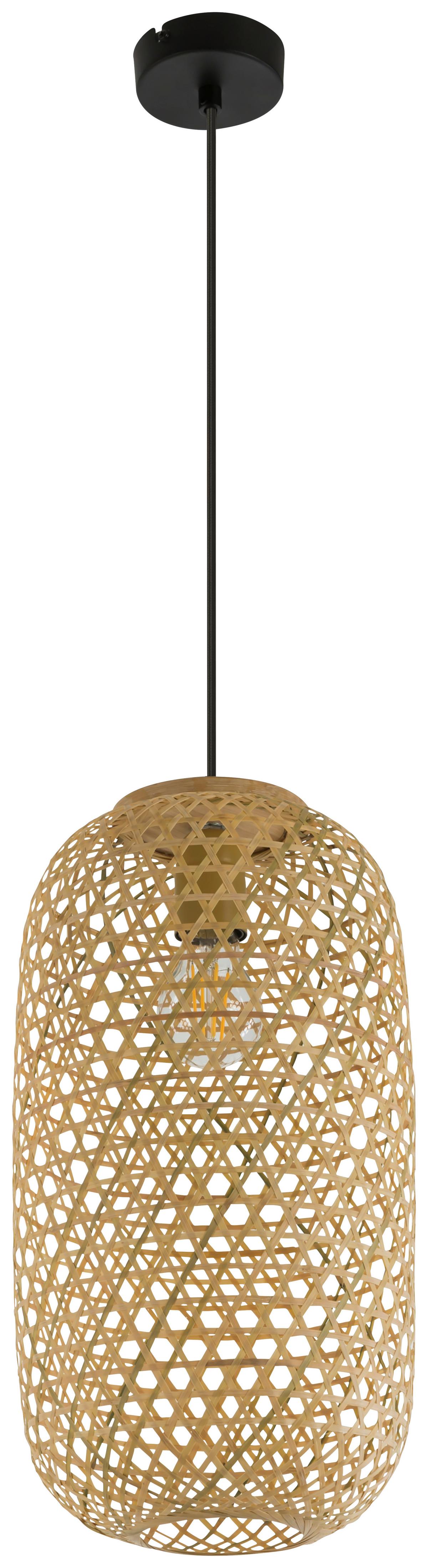 LAMPA WISZĄCA 15367H1 MIRENA - kolor naturalny, Natur, materiały naturalne (22/120cm) - Globo