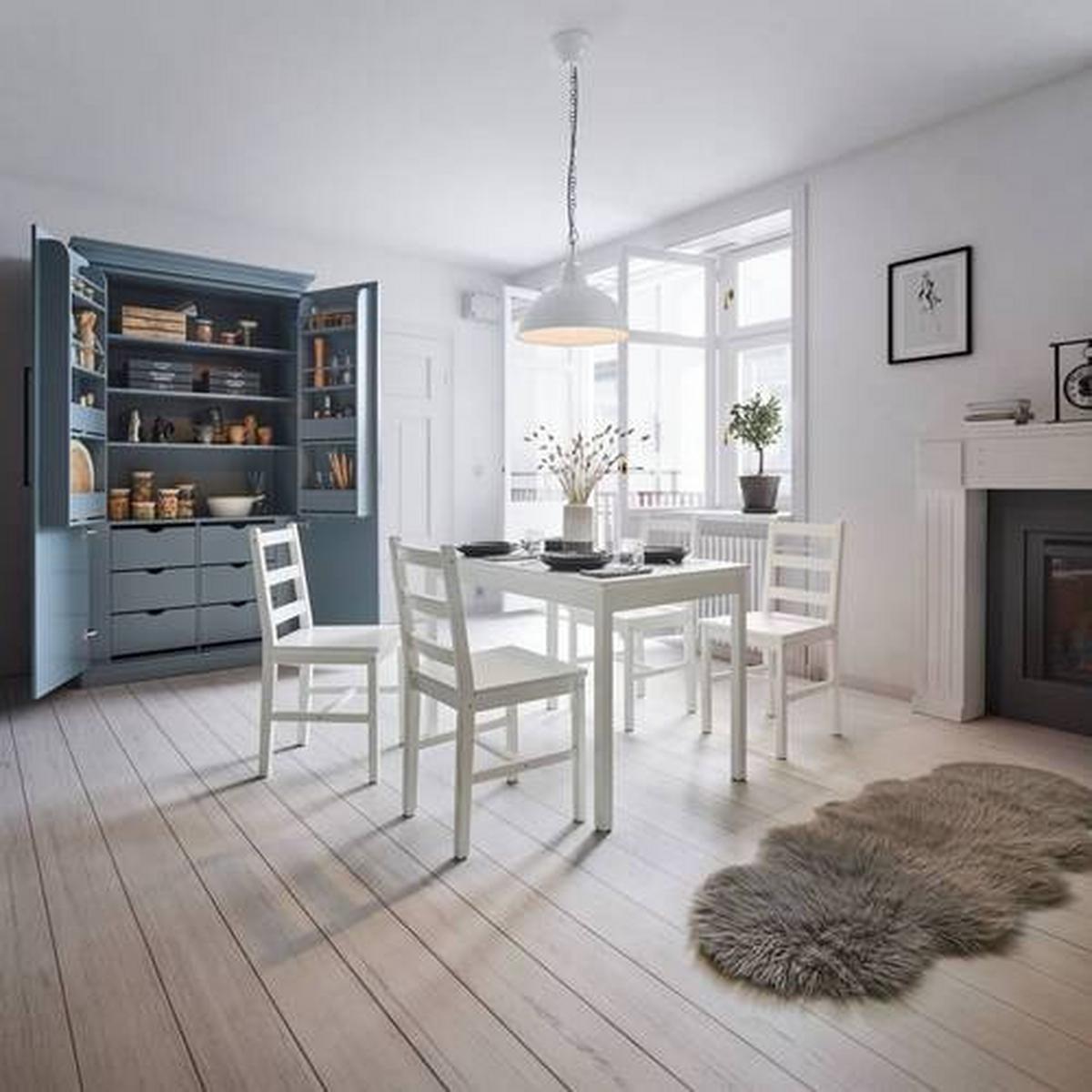Tischgruppe "matias", Ca. 108x65 Cm - Weiss, Modern, Holz (108/73/65cm) - Bessagi Home