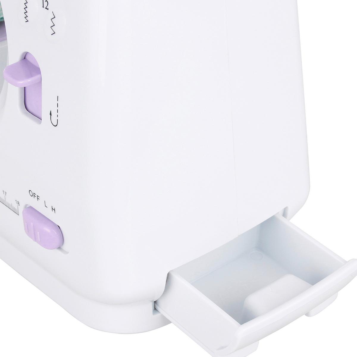 MASZYNA DO SZYCIA SEWING MACHINE - biały, Basics, tworzywo sztuczne (29,6/31,3/14,7cm) - EMERIO