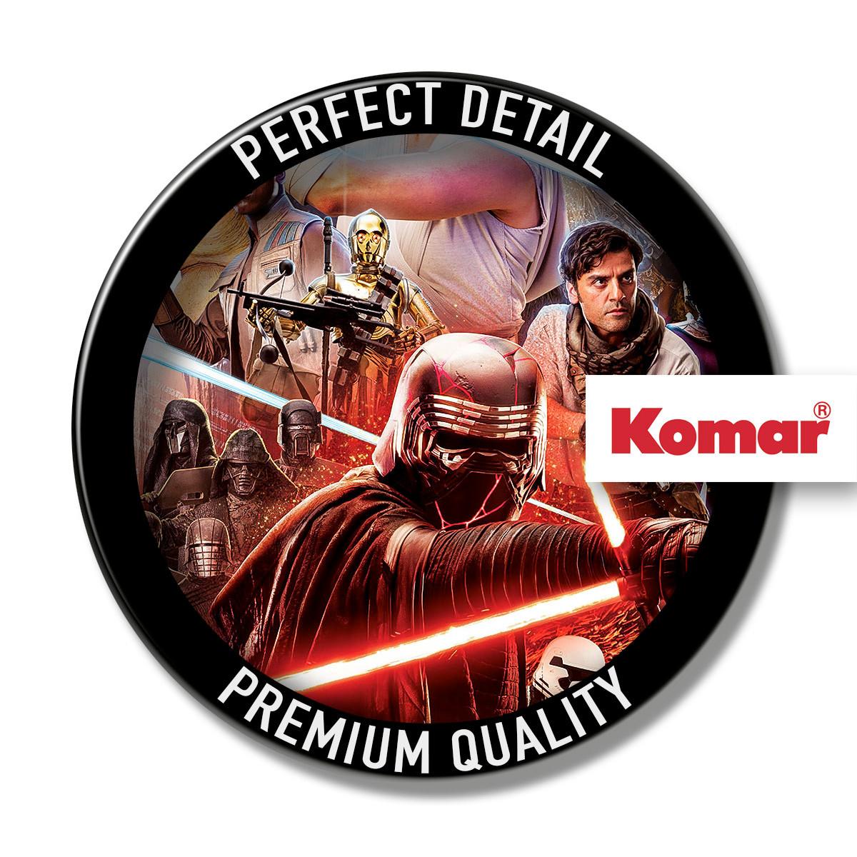 Fototapete Star Wars EP9 Movie Poster Rey ca. 184x254cm - Multicolor, Basics (184/254cm) - Komar
