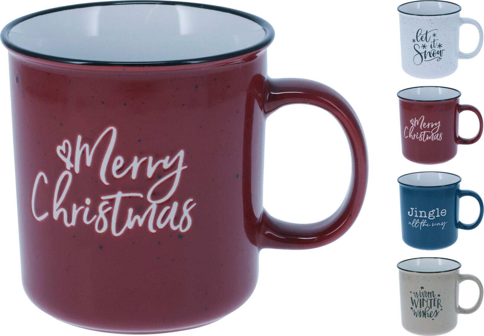 Óriáscsésze Merry - L - színes, kerámia (710ml)