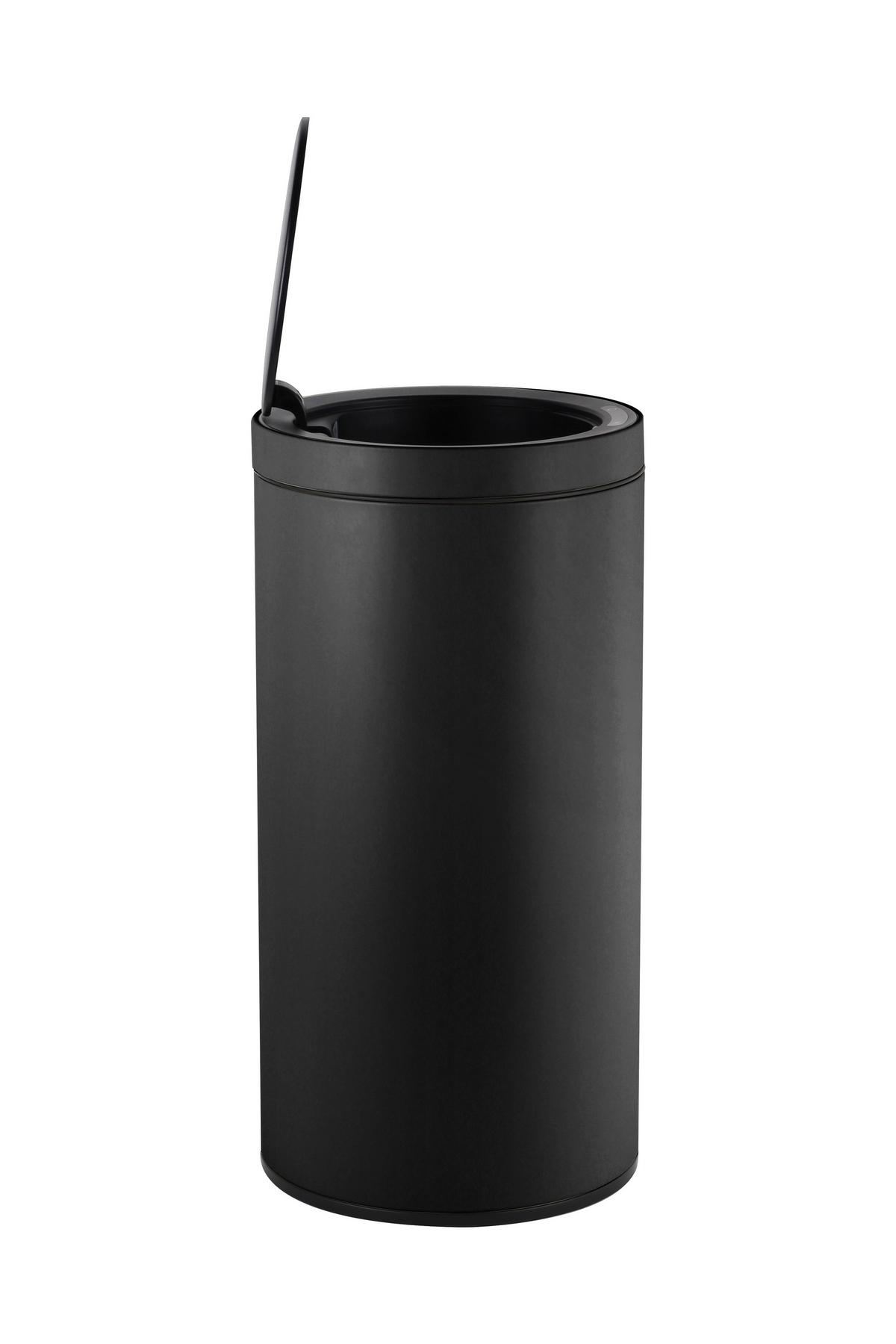 KOSZ NA ODPADY SK22152-004 - czarny, Basics, tworzywo sztuczne/metal (31/63cm) - Novel