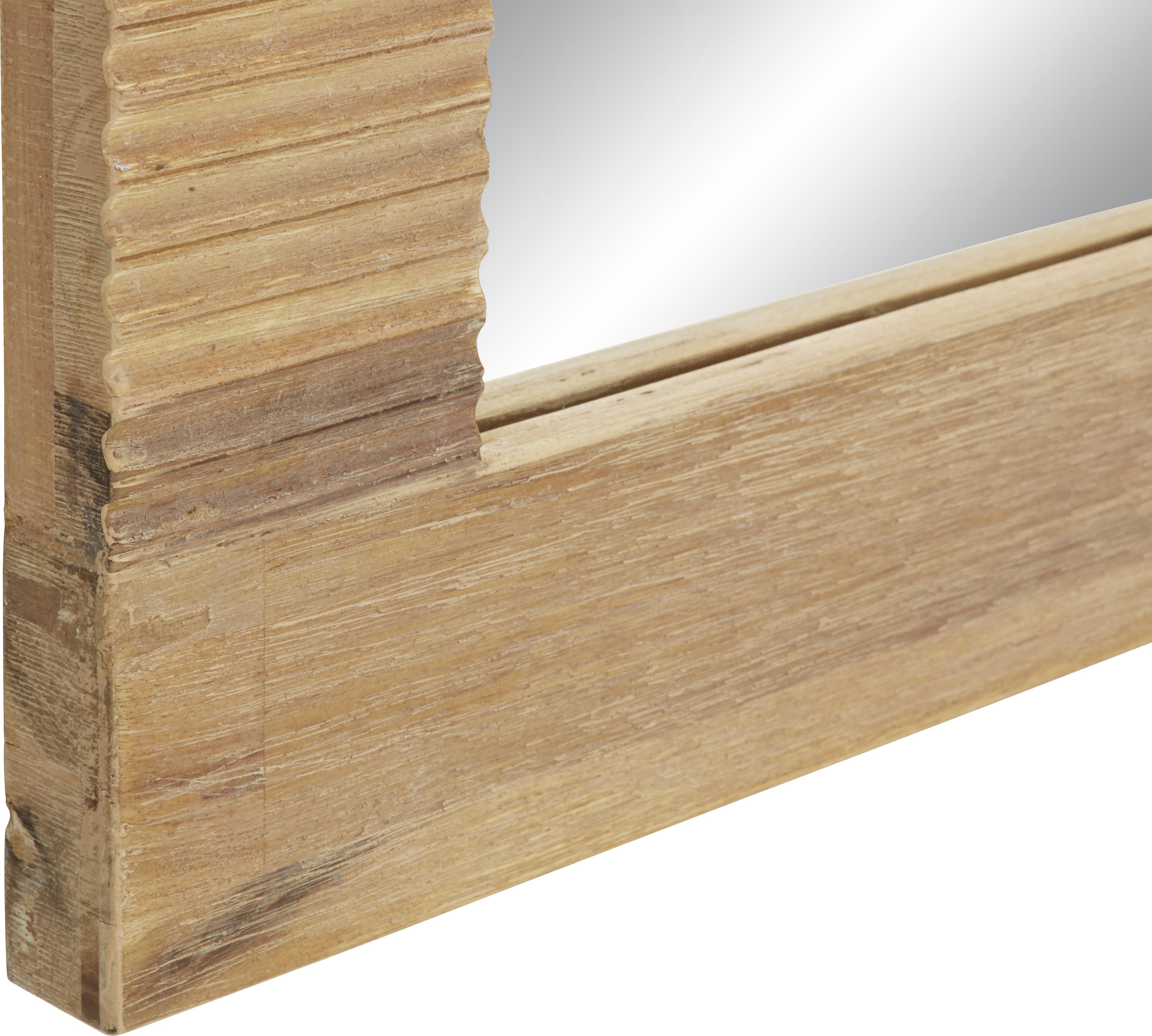 Ogledalo Aruba - akacija, Konvencionalno, steklo/les (130/70/3cm) - Zandiara