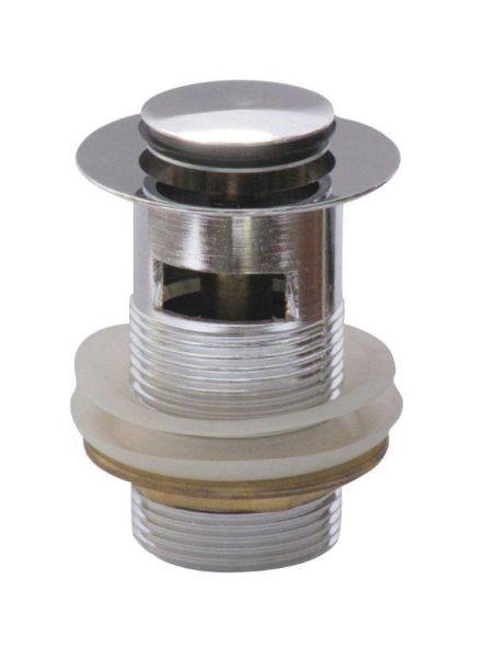 Sanitärzubehör Press-Exzenter mit Überlauf - Metall (15,5/9,5/6,5cm) - Schütte