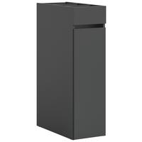 Badezimmerregal Free Anthrazit - Anthrazit, Basics, Holzwerkstoff/Kunststoff (29/101/60cm) - MID.YOU