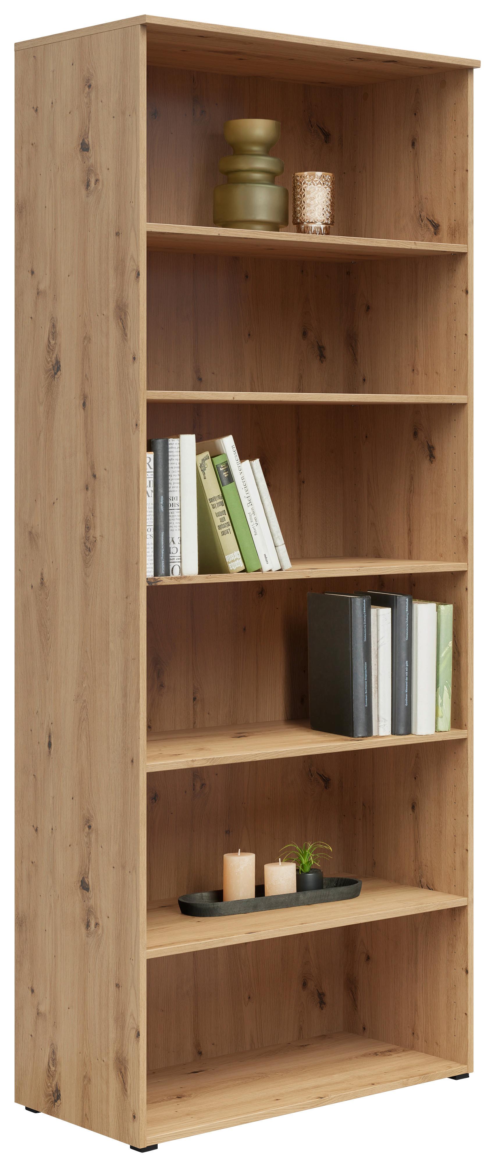 Regal Multistauraum Eiche Artisan - Anthrazit/Eiche Artisan, MODERN, Holzwerkstoff/Kunststoff (80/195/40cm) - Mömax