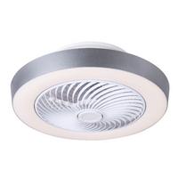 DECKENVENTILATOR 03635 GHARRA - Klar/Weiss, Basics, Kunststoff/Metall (54,8/20,6cm) - Globo